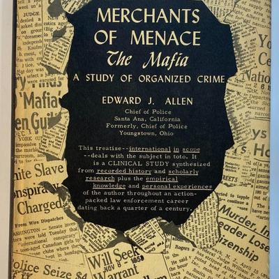 Vintage Merchants of Menace By Edward J. Allen 1962 Hardcover w/ Dust Jacket