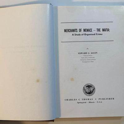 Vintage Merchants of Menace By Edward J. Allen 1962 Hardcover w/ Dust Jacket