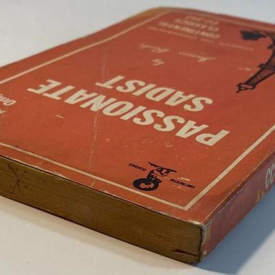 Vintage Passionate Sadist By James Burke 1970 softcover