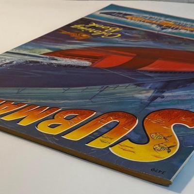 Vintage Submarine Coloring Book By The Merrill Publishing Company 1944 softcover