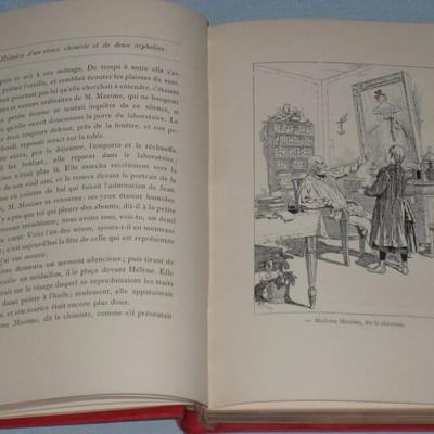Vintage Grand-pere Maxime histoire vieux chimiste By Lucien Biart HC - In French