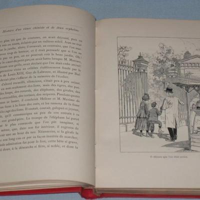 Vintage Grand-pere Maxime histoire vieux chimiste By Lucien Biart HC - In French