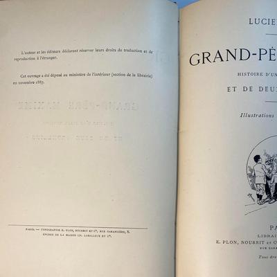 Vintage Grand-pere Maxime histoire vieux chimiste By Lucien Biart HC - In French