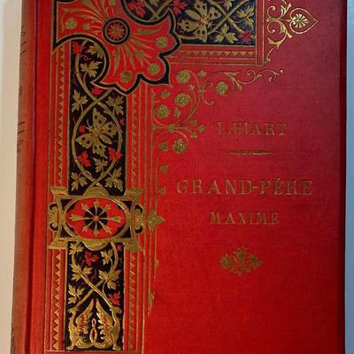 Vintage Grand-pere Maxime histoire vieux chimiste By Lucien Biart HC - In French