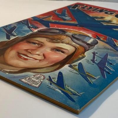 Vintage Flying Cadets Coloring Book By Merrill Publishing Company 1943 Softcover