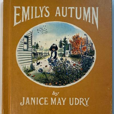 Vintage Emily's Autumn By Janice May Udry 1976 hardcover