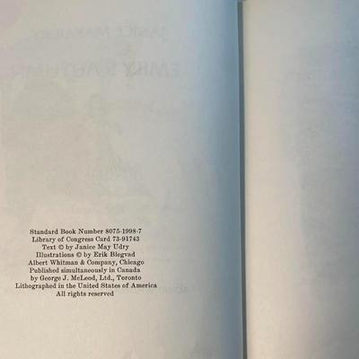 Vintage Emily's Autumn By Janice May Udry 1976 hardcover