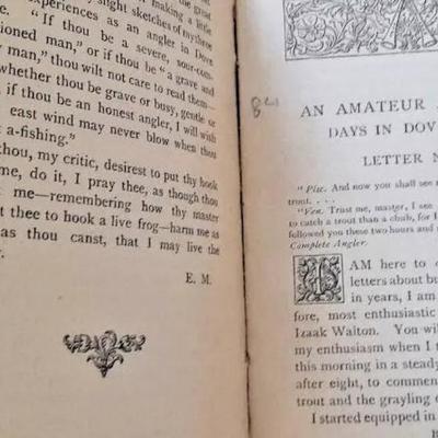 Antique Amateur Angler's Days Dove Dale By Charles Stedman Hanks 1888 Softcover