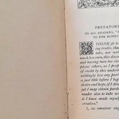 Antique Amateur Angler's Days Dove Dale By Charles Stedman Hanks 1888 Softcover