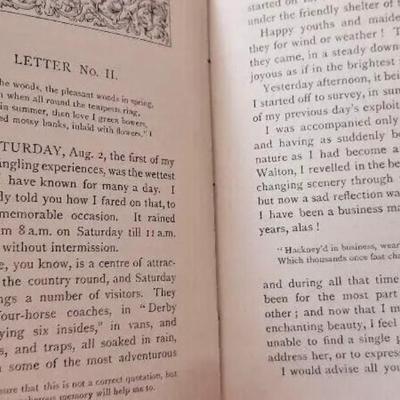 Antique Amateur Angler's Days Dove Dale By Charles Stedman Hanks 1888 Softcover