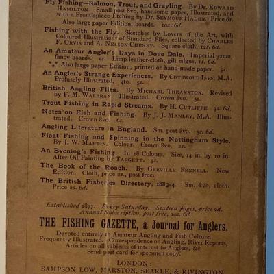 Antique Amateur Angler's Days Dove Dale By Charles Stedman Hanks 1888 Softcover