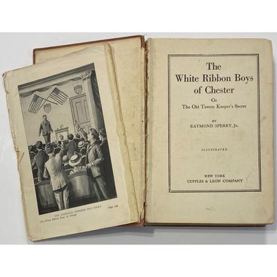Antique The White Ribbon Boys of Chester By Raymond Sperry, Jr. 1916 hardcover