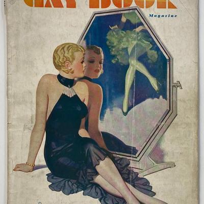 2 Vintage 1936 Gay Book Magazines: April & November. Cartoons, Photographs, Pulp