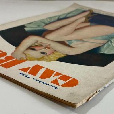 2 Vintage 1936 Gay Book Magazines: April & November. Cartoons, Photographs, Pulp