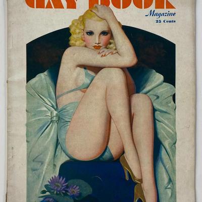 2 Vintage 1936 Gay Book Magazines: April & November. Cartoons, Photographs, Pulp