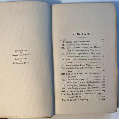 Antique Father Stafford By Anthony Hope 1895 hardcover