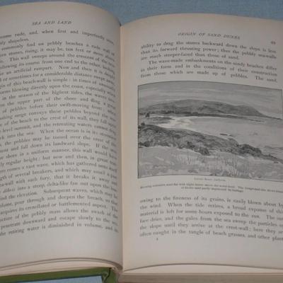 Antique Sea - and - Land By Nathaniel Southgate Shaler 1894 hardcover