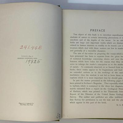 Antique Sea - and - Land By Nathaniel Southgate Shaler 1894 hardcover