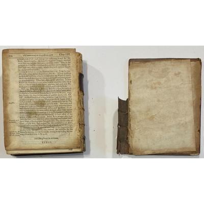 Antique Solomonis Commentarie By John Trapp 1650 hardcover