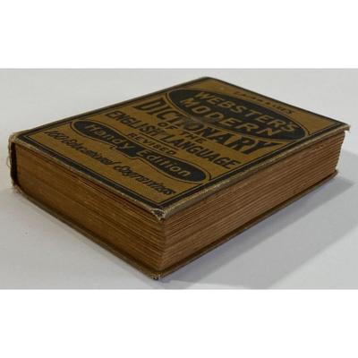 Antique Laird Lee’s Webster’s Modern Dictionary of the English Language 1906 HC