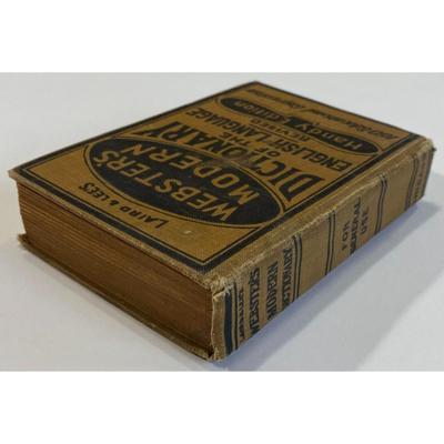 Antique Laird Lee’s Webster’s Modern Dictionary of the English Language 1906 HC