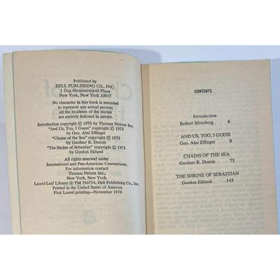 Chains of Sea: Three Original Novellas of Science Fiction Robert Silverberg 1974