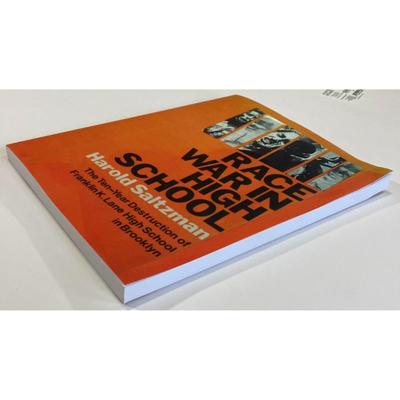 Race War In High School (large softcover reprint) By Harold Saltzman softcover
