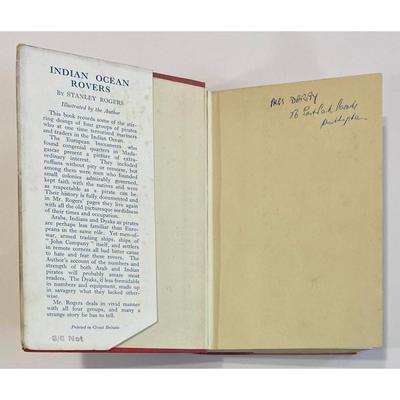 Vintage Indian Ocean Rovers By Stanley Rogers 1939 hardcover