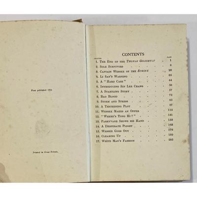 Vintage The Mystery of the Sphinx By Captain Frank H. Shaw 1926 hardcover