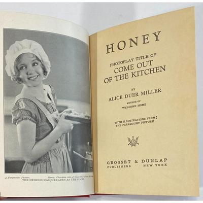 Vintage Honey: Come Out Of The Kitchen By Alice Duer Miller 1929 hardcover