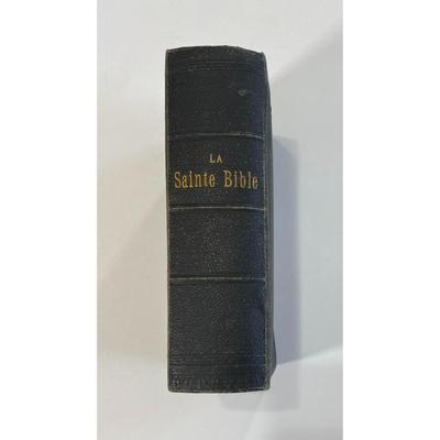 Antique La Sainte Bible By Louis Segond & Hugues Oltramare 1879 hardcover