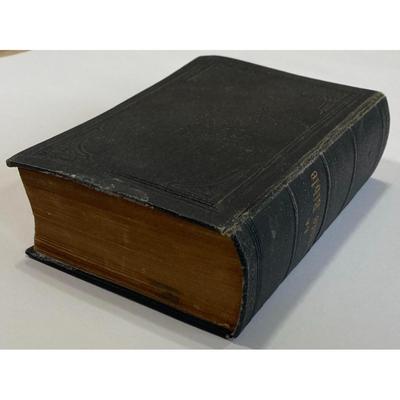 Antique La Sainte Bible By Louis Segond & Hugues Oltramare 1879 hardcover