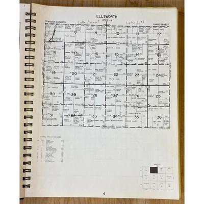 Vintage Atlas of Emmet County Iowa By Title Atlas Company 1980 softcover