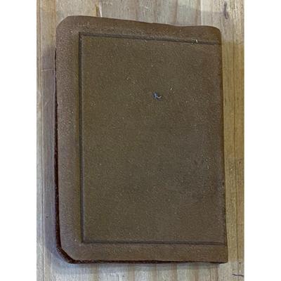 Antique Mini Christmas Carol By Charles Dickens 1904 2.25" x 1.5" Leather Cover