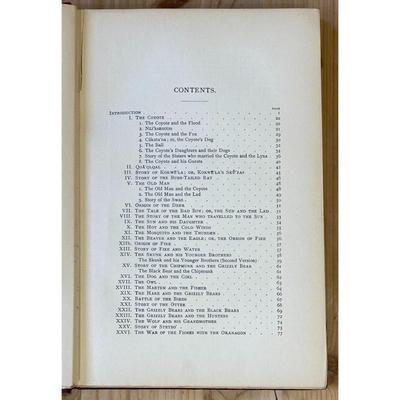 Antique Traditions Thompson River Indians British Columbia James Teit 1898 HC
