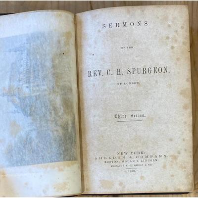 Antique Sermons of the Rev. C. H. Spurgeon of London Third Series Hardcover