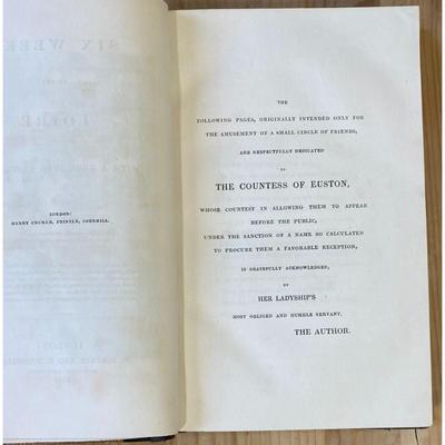 Antique Six Weeks On Loire With A Peep Into La Vendee Elizabeth Strutt 1833 HC