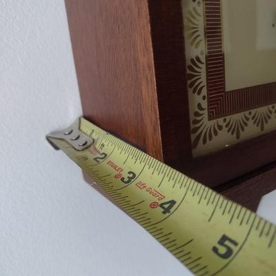 Antique Seth Thomas Banjo Wall Clock with Mahogany Case Key-Wind and Pendulum