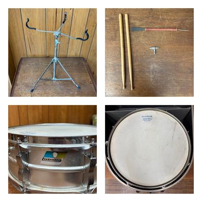 Ludwig Acrolite Snare Drum, Case, & More (BS2-SF)