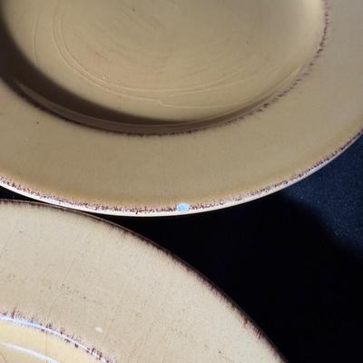 Eight Pier One Toscana Gold Salad Plates (LR-MG)