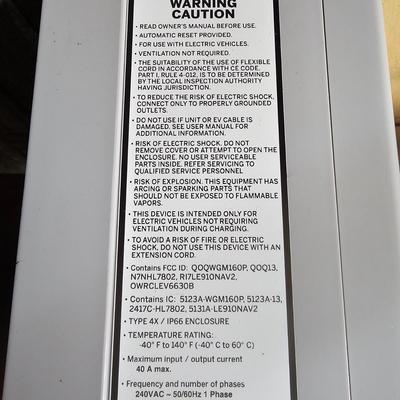 Enel X Juice Box 40 Electric Car Charger (G-JS)