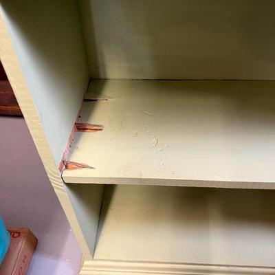 Small Handmade Green Bookshelf