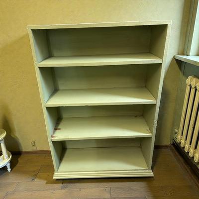 Small Handmade Green Bookshelf