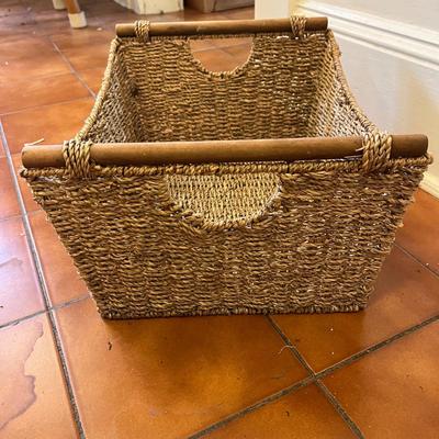 Three Drawer Wicker and Metal Storage Tower and More (K-BC)