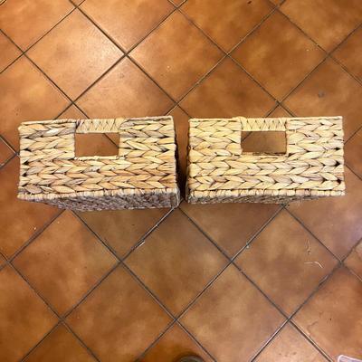 Three Drawer Wicker and Metal Storage Tower and More (K-BC)