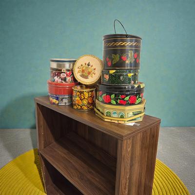 Assortment of Tin Boxes