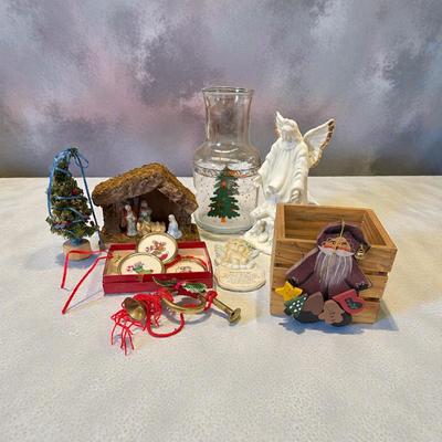 Assortment of Christmas Decoration Items