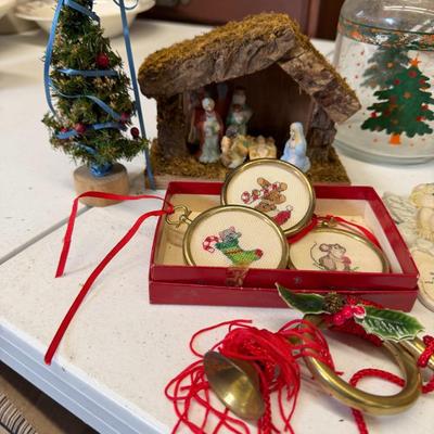 Assortment of Christmas Decoration Items