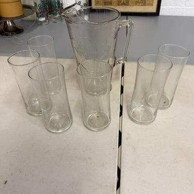 Pitcher and Glasses