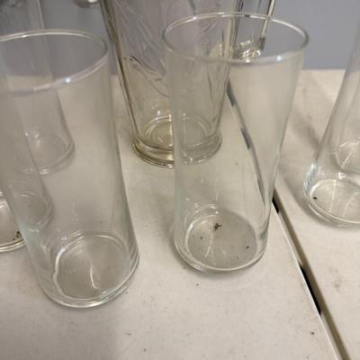 Pitcher and Glasses